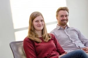 Angelica Löfberg and Christo Dordlofva are two of eight innovation Ph.D. students within the RIT project.
